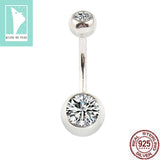 925 Silver Belly Piercing Navel Jewelry for Women