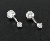 925 Silver Belly Piercing Navel Jewelry for Women