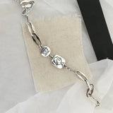 925 Silver Kids Lettering Bracelet for Girls