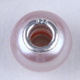 925 Silver Core 11-12mm Freshwater Pearl Beads with Big Hole