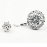 925 Silver Crystal Belly Piercing Navel Jewelry