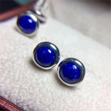 925 Silver Lapis Lazuli Earrings