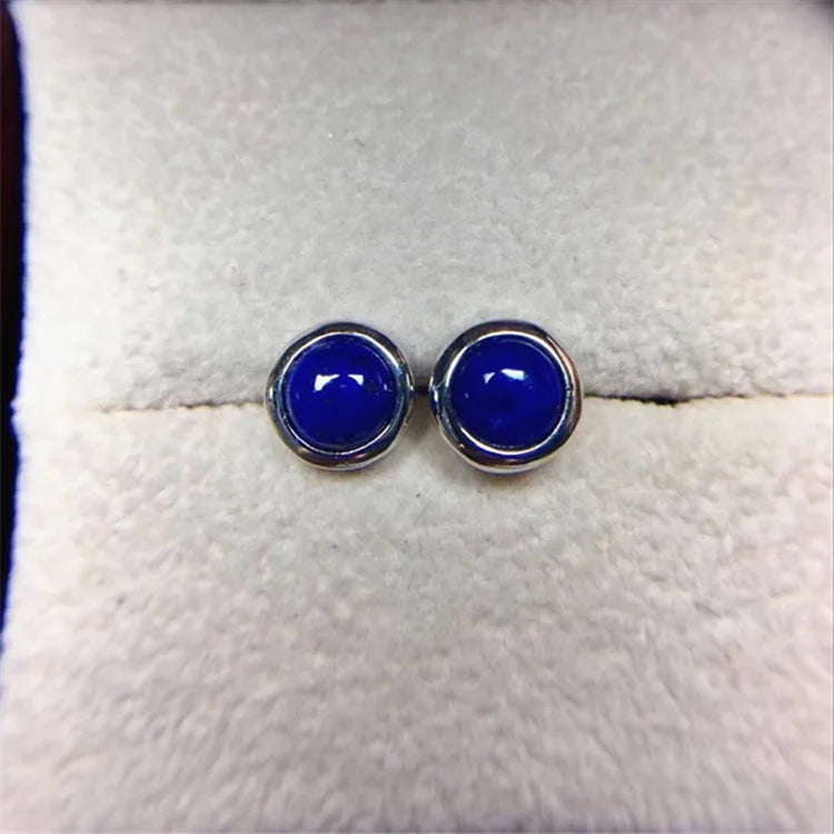 925 Silver Lapis Lazuli Earrings