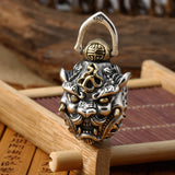 925 Silver Fortune Transfer Brave Xiu Pendant Thai Silver Retro Bells