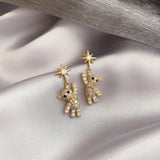 925 Silver Butterfly Stud Earrings for Women Girls