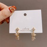 925 Silver Butterfly Stud Earrings for Women Girls