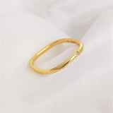 925 Silver Plated 18K Square Ring Women's Small Square Ring