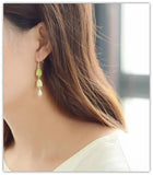 925 Silver Shell Earrings Long