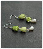 925 Silver Shell Earrings Long