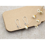925 Silver Thai Silver Ear Hooks 9*22mm 5pairs