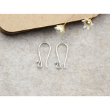925 Silver Thai Silver Ear Hooks 9*22mm 5pairs