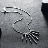 925 Silver Jewelry Set Charms Earrings Necklace for Party Wedding