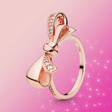 925 Silver Zircon Princess Ring for Women