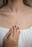 Sterling Silver Goodness Angel Zircon Necklace