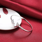 925 Silver Dolphin Bangle for Women