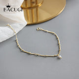 925 Sterling Silver Freshwater Pearl Bracelet for Women