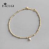 925 Sterling Silver Freshwater Pearl Bracelet for Women