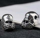 925 Silver Skull Charm Pendant DIY Accessory
