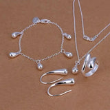 925 Silver Bridal Wedding Jewelry Set for Women
