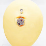 925 Silver 14G Belly Button Rings Navel Ring CZ Piercing Jewelry