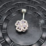 925 Silver 14G Belly Button Rings Navel Ring CZ Piercing Jewelry
