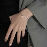 925 Sterling Silver Beads Bracelet & Bangle Adjustable Lucky Bracelet