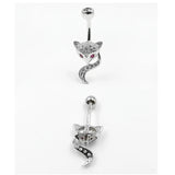 925 Silver Belly Button Rings Navel Piercing Jewelry for Women