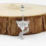 925 Silver Belly Button Rings Navel Piercing Jewelry for Women
