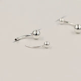 925 Silver Tiny Ball Belly Button Ring Women Body Piercing Jewelry