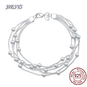 Elegant 925 Silver Snake Chain Bracelet