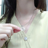 925 Silver Chain Necklace Woman Boho Jewelry