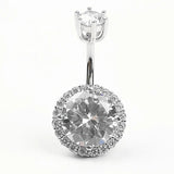 925 Silver Waist Chain Belly Chain Navel Piercing Ring