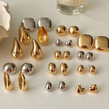 925 Silver Plated Small Circle Earrings for Women