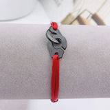 925 Silver Handcuff Bracelet Menottes Bijoux Corde Bracelet