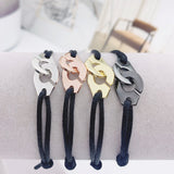 925 Silver Handcuff Bracelet Menottes Bijoux Corde Bracelet