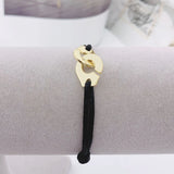 925 Silver Handcuff Bracelet Menottes Bijoux Corde Bracelet