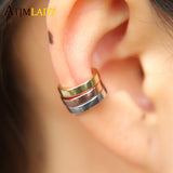 925 Sterling Silver Curve Bar Earrings Stack Ear Cuff