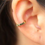 925 Sterling Silver Curve Bar Earrings Stack Ear Cuff