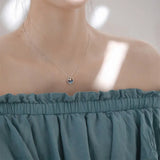 Mermaid Tears Foam Necklace Crystal Clavicle Chain