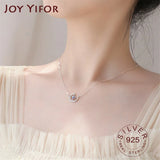 Moon Star Necklaces Moonstone Pendants Silver Plated Choker Party Gift