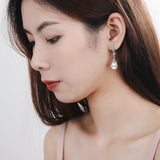 925 Silver Pearl Drop Earrings Women