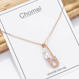 925 Silver Pearl Necklace Choker Hipster Singapore Chomel