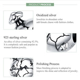 925 Silver Protect Earth Charm Beads for Bracelet Making Jewelry DIY