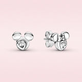 925 Silver Spider-Man Heart Mouse Pumpkin Car Earring