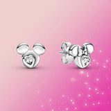 925 Silver Spider-Man Heart Mouse Pumpkin Car Earring