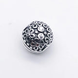 925 Silver Stopper Spacer Clip Charm CZ for European Bracelets