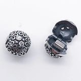 925 Silver Stopper Spacer Clip Charm CZ for European Bracelets