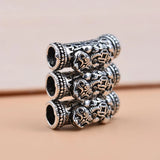 925 Sterling Silver Thai Silver Retro Pipe Accessories