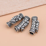 925 Sterling Silver Thai Silver Retro Pipe Accessories