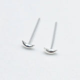 925 Silver Tiny Moon Nose Pin Stud 20pcs/pack